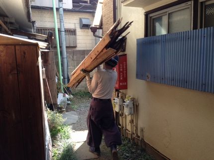 手運び運搬