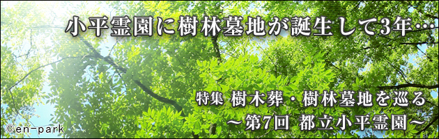 樹木葬・樹林墓地を巡る　第7回　都立小平霊園 